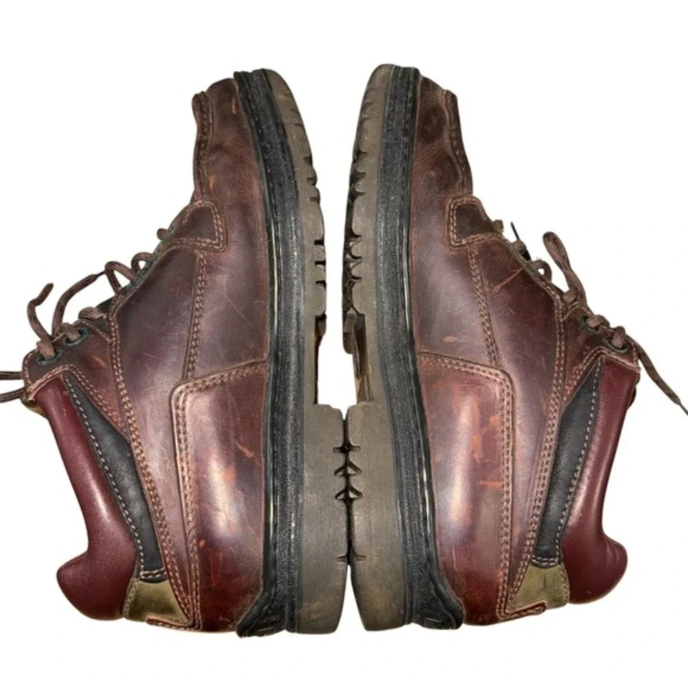 Timberland Gore-Tex Hiking Boots Mens 9M Pre-Owned Brown Leather Waterproof Shoe